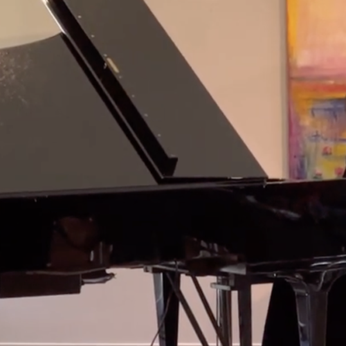 Framträdande med piano och poesi i maj